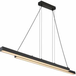 Luminaires Globo Lighting Éclairage Led|GREKKIE Suspension LED Noir, 1 lumière, Télécommandes