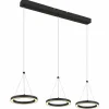 Luminaires Globo Lighting Suspensions|Grenvix Suspension LED Noir, 1 lumière