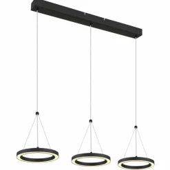 Luminaires Globo Lighting Suspensions|Grenvix Suspension LED Noir, 1 lumière
