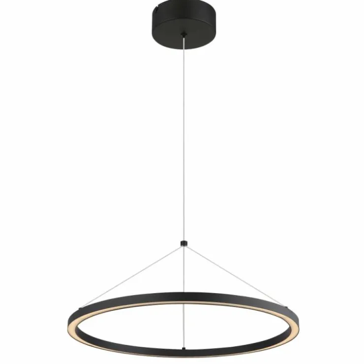 Luminaires Globo Lighting Éclairage Led|Grenvix Suspension LED Noir, 1 lumière