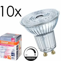GU10 LED 3.4 Watt blanc chaud dimmable 230 Lumen