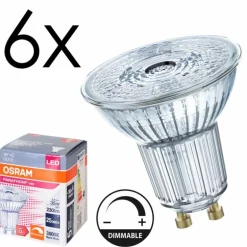 GU10 LED 3.4 Watt blanc chaud dimmable 230 Lumen