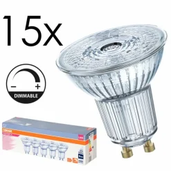 GU10 LED 4.5 Watt blanc chaud dimmable 350 Lumen