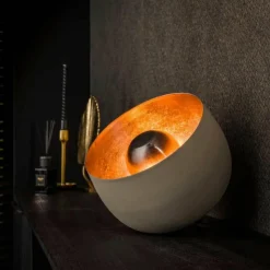 hofstein Lampes À Poser|Guedixe Lampadaire, Lampe à poser Gris, 1 lumière