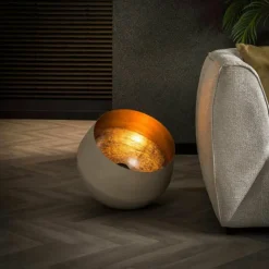 hofstein Lampes À Poser|Guedixe Lampadaire, Lampe à poser Gris, 1 lumière