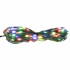 Guirlande Globo LED Vert, 200 lumières, Changeur de couleurs