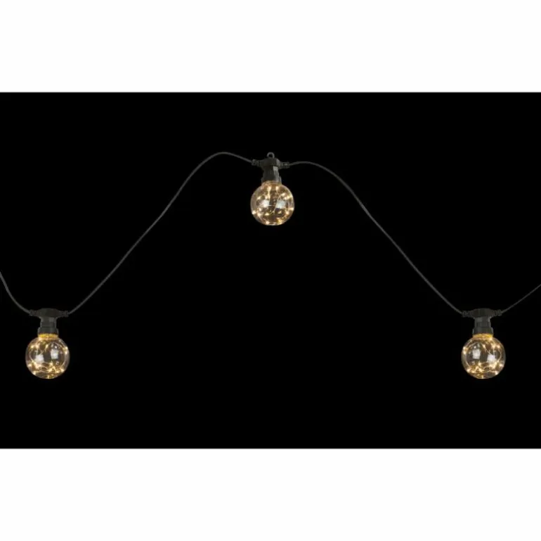 Guirlande Globo ALMAGA LED Noir, 10 lumières