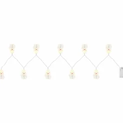 Luminaires Globo Lighting Éclairage Led|Guirlande Globo BAILY LED Blanc, 10 lumières