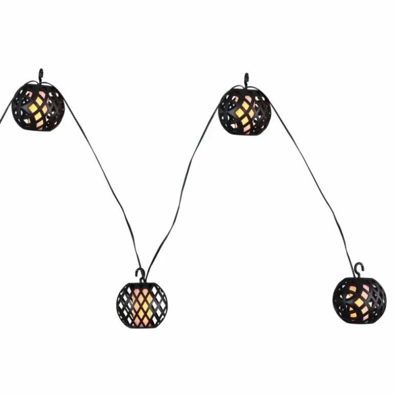 Guirlande Globo SOLAR LED Noir, 98 lumières