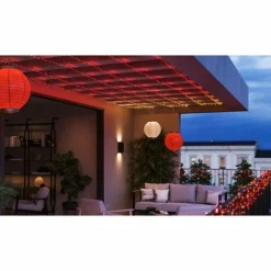 Guirlande Philips Hue Festavia LED Noir, 250 lumières, Changeur de couleurs