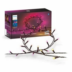 Guirlande Philips Hue Festavia LED Noir, 250 lumières, Changeur de couleurs