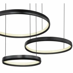 Luminaires Globo Lighting Suspensions|HALLI Suspension LED Noir, 1 lumière