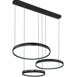 Luminaires Globo Lighting Suspensions|HALLI Suspension LED Noir, 1 lumière