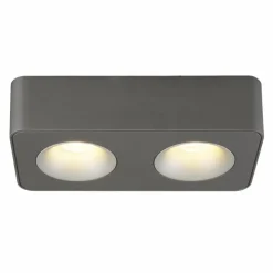 Luminaires Globo Lighting Éclairage Led|Hangarau Plafonnier LED Gris, 1 lumière