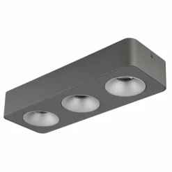 Luminaires Globo Lighting Éclairage Led|Hangarau Plafonnier LED Gris, 1 lumière