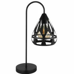 Luminaires Globo Lighting Lampes À Poser|Hassan Lampe à poser Noir, 1 lumière