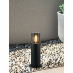 HOOSIC Lampadaire d'extérieur Luminaires Trio Noir, 1 lumière