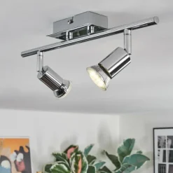 hofstein Spots Et Projecteurs|Ilaro Plafonnier, Spot de plafond Chrome, 2 lumières
