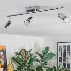 hofstein Spots Et Projecteurs|Ilaro Plafonnier, Spot de plafond Chrome, 3 lumières