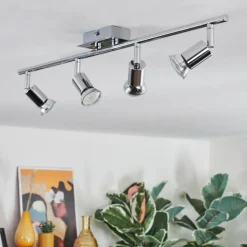 hofstein Spots Et Projecteurs|Ilaro Plafonnier, Spot de plafond Chrome, 4 lumières