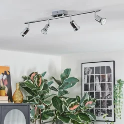hofstein Spots Et Projecteurs|Ilaro Plafonnier, Spot de plafond Chrome, 4 lumières