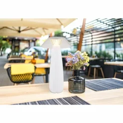 Luminaires Globo Lighting Lampes À Poser|Illumi Lampe à poser LED Blanc, 1 lumière
