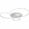 Luminaires Globo Lighting Éclairage Led|Invertina Plafonnier LED Argenté, 1 lumière, Télécommandes