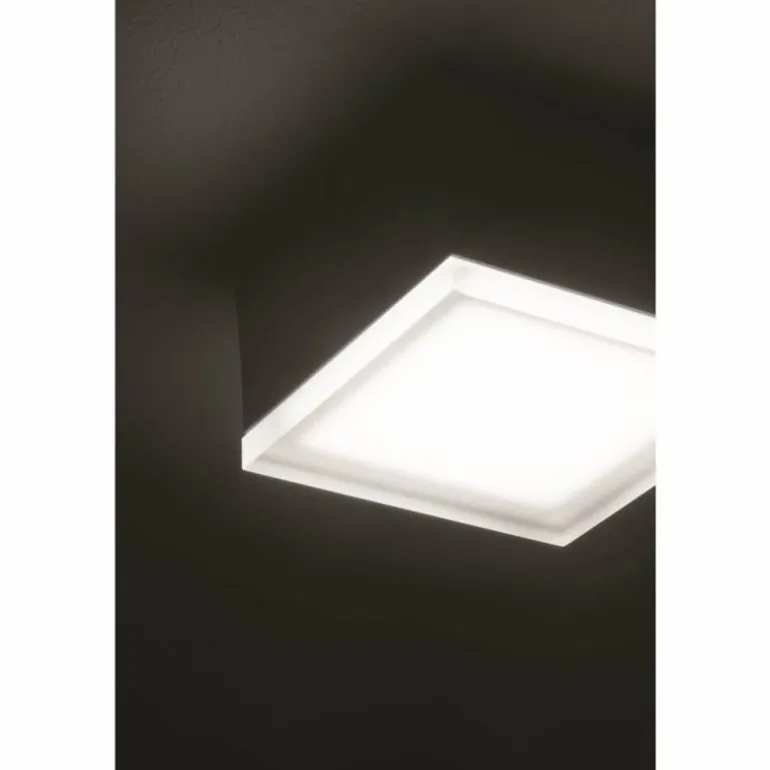 Jachenau Plafonnier, Applique murale Luminaires LCD LED Anthracite, 1 lumière