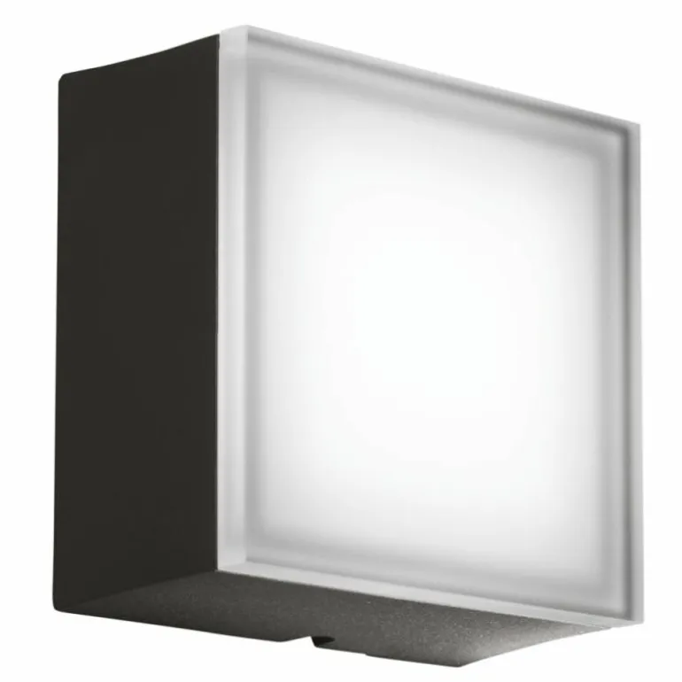 Jachenau Plafonnier, Applique murale Luminaires LCD LED Anthracite, 1 lumière