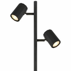 Luminaires Globo Lighting Lampadaires Et Lampes Sur Pied|James Lampadaire Noir, 2 lumières