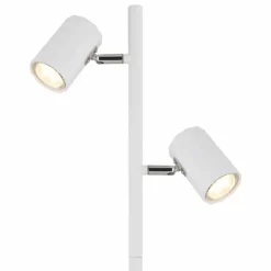 Luminaires Globo Lighting Lampadaires Et Lampes Sur Pied|James Lampadaire Blanc, 2 lumières