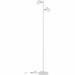 Luminaires Globo Lighting Lampadaires Et Lampes Sur Pied|James Lampadaire Blanc, 2 lumières