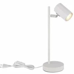 Luminaires Globo Lighting Lampes À Poser|James Lampe à poser Blanc, 1 lumière