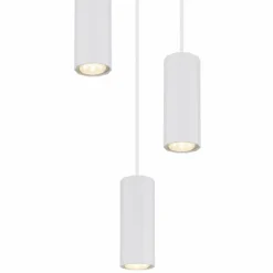 Luminaires Globo Lighting Suspensions|James Suspension Blanc, 3 lumières