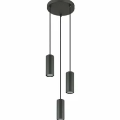 Luminaires Globo Lighting Suspensions|James Suspension Gris, 3 lumières