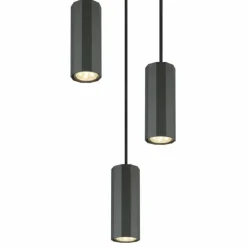 Luminaires Globo Lighting Suspensions|James Suspension Gris, 3 lumières