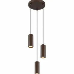 Luminaires Globo Lighting Suspensions|James Suspension Bronze, 3 lumières