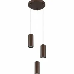 Luminaires Globo Lighting Suspensions|James Suspension Bronze, 3 lumières