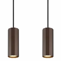 Luminaires Globo Lighting Suspensions|James Suspension Bronze, 4 lumières