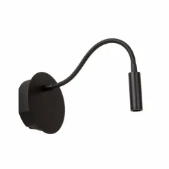Luminaires Lucide Éclairage Led|JOLIJN Applique murale LED Noir, 1 lumière
