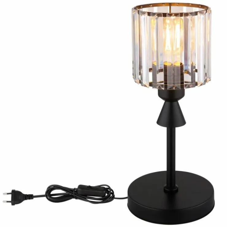Luminaires Globo Lighting Lampes À Poser|Jordana Lampe à poser Noir, 1 lumière