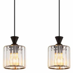 Luminaires Globo Lighting Suspensions|Jordana Suspension Noir, 4 lumières