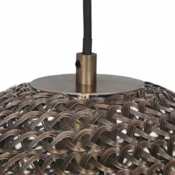 Luminaires Trio Suspensions|KAMARA Suspension Vieux laiton, 1 lumière