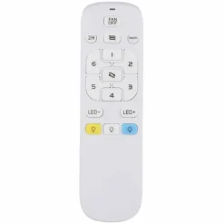 Kendall Ventilateur de plafond lumineux Luminaires Globo Lighting LED Noir, 1 lumière, Télécommandes