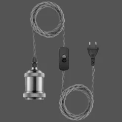 Kit câble Leuchten Direkt HOLD IT Acier inoxydable, 1 lumière