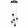 Luminaires Lucide Suspensions|KLIGANDE Suspension LED Noir, 5 lumières