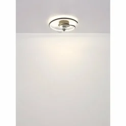 Koren Ventilateur de plafond lumineux Luminaires Globo Lighting LED Noir, 1 lumière, Télécommandes