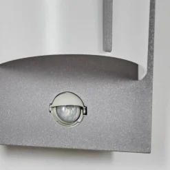 Lamarche Lampe murale d´extérieur, Applique murale LED Gris, 2 lumières, Détecteur de mouvement