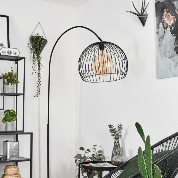 hofstein Lampadaires Et Lampes Sur Pied|Lampadaire Espairo Noir, 1 lumière
