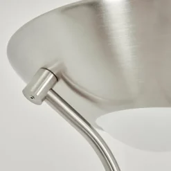 hofstein Lampadaires Et Lampes Sur Pied|Lampadaire à vasque Rom Nickel mat, 2 lumières